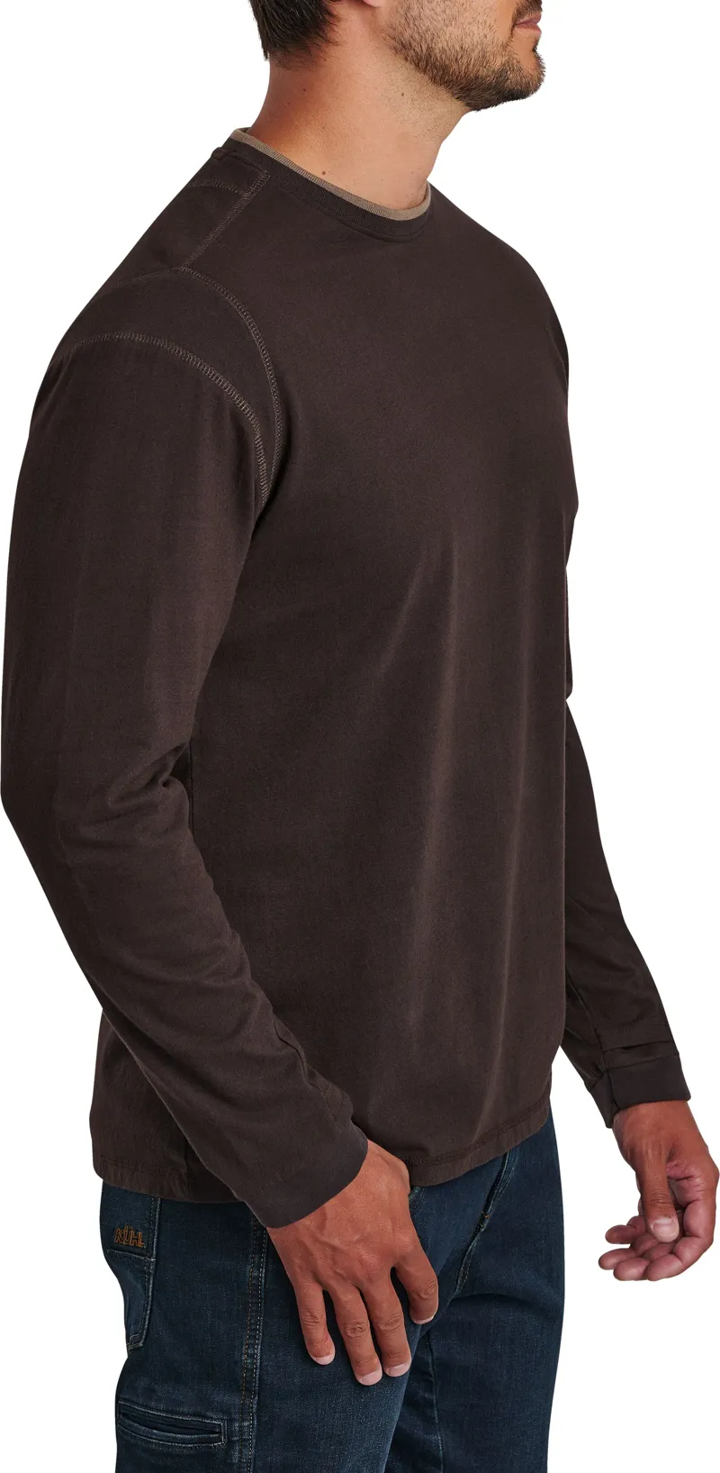 Kuhl Mens Kommando Crew - Black Coffee-1